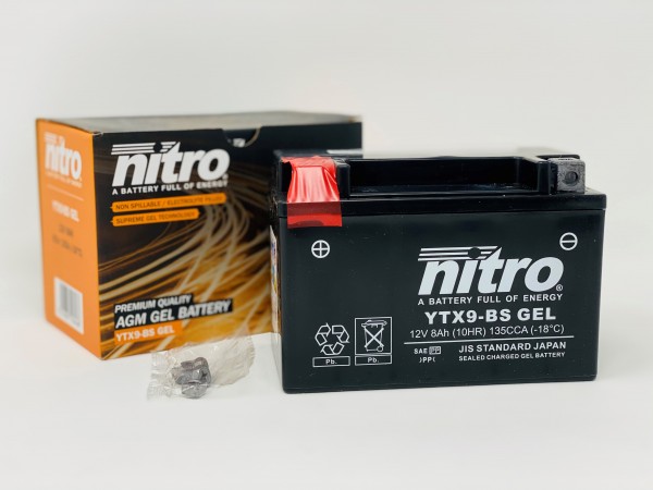 Batterie KTM EXC 300 Sixdays Bj.2014 Nitro YTX5L-BS GEL geschlossen