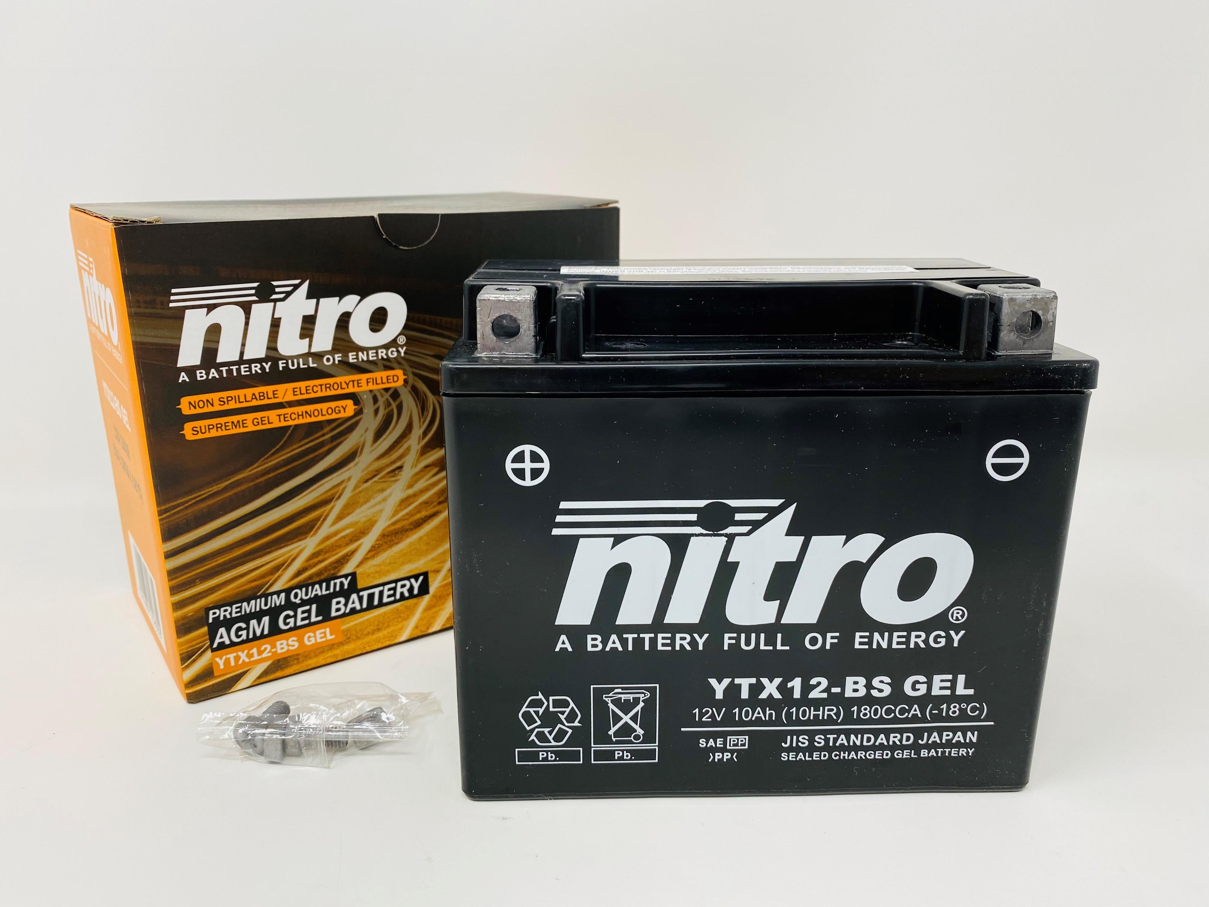 Batterie Kymco MXU250 L6 Bj 2008 Nitro YTX12-BS GEL