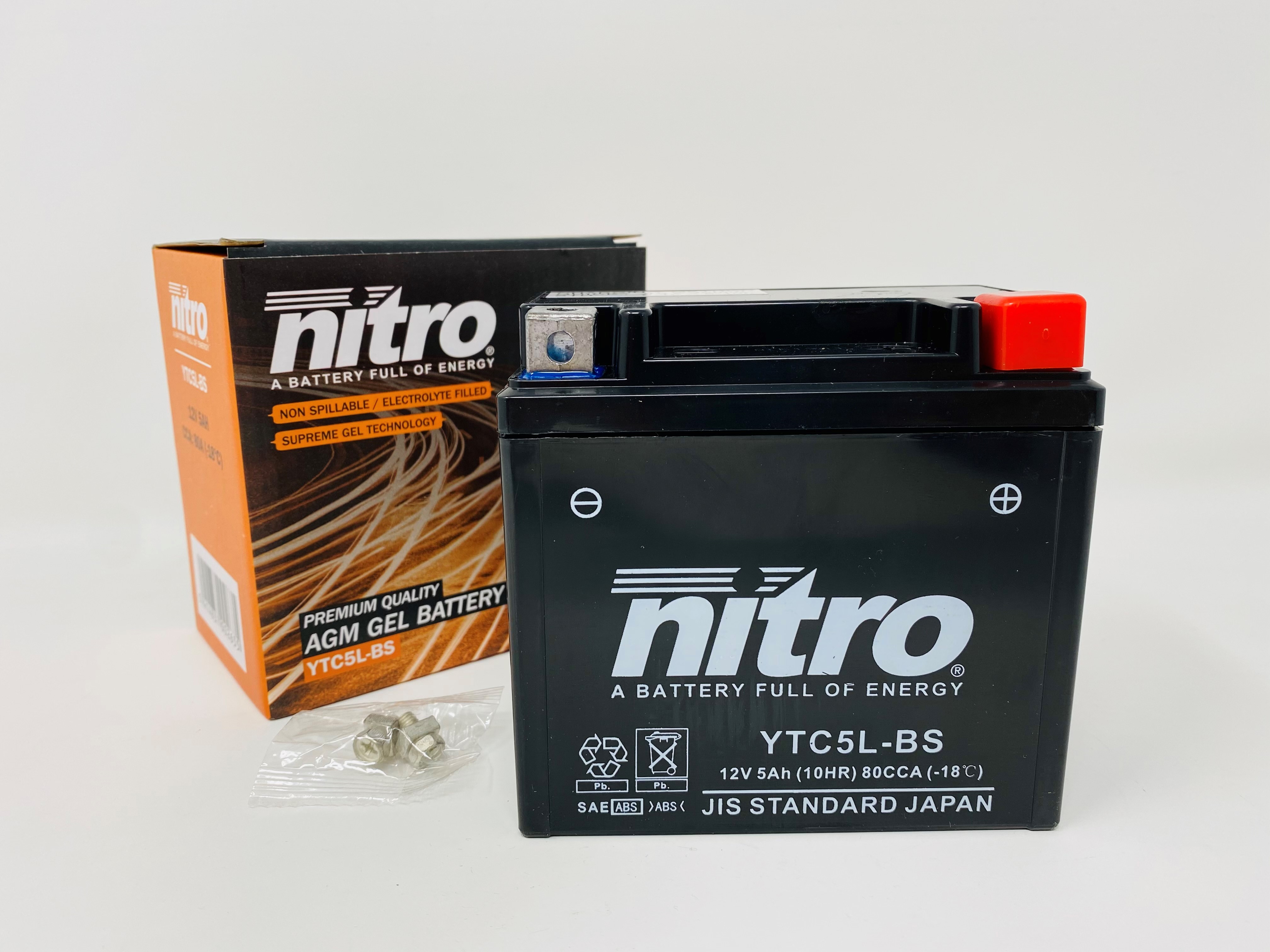 Batterie für Beta RR 300 2T Enduro ZD3E3 2014 Nitro YTX5L-BS GEL geschlossen 